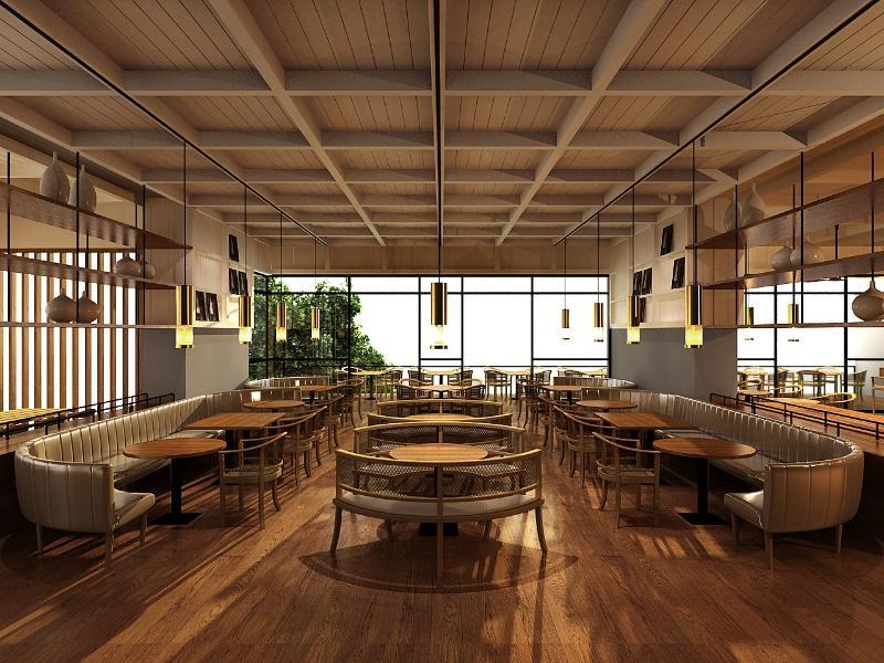 The Ruma Hotel And Residences Kuala Lumpur Eksteriør billede 3D rendering of a restaurant